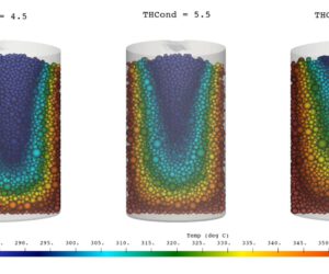 DEM Simulation model of Conductivity and Calibration in Liggghts